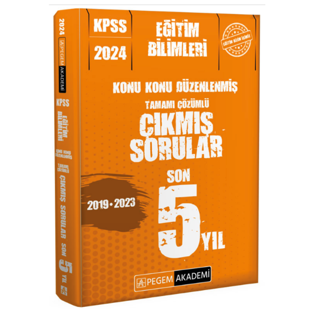 KPSS Eğitim Bilimleri Konu Konu Düzenlenmiş Tamamı Çözümlü Çıkmış