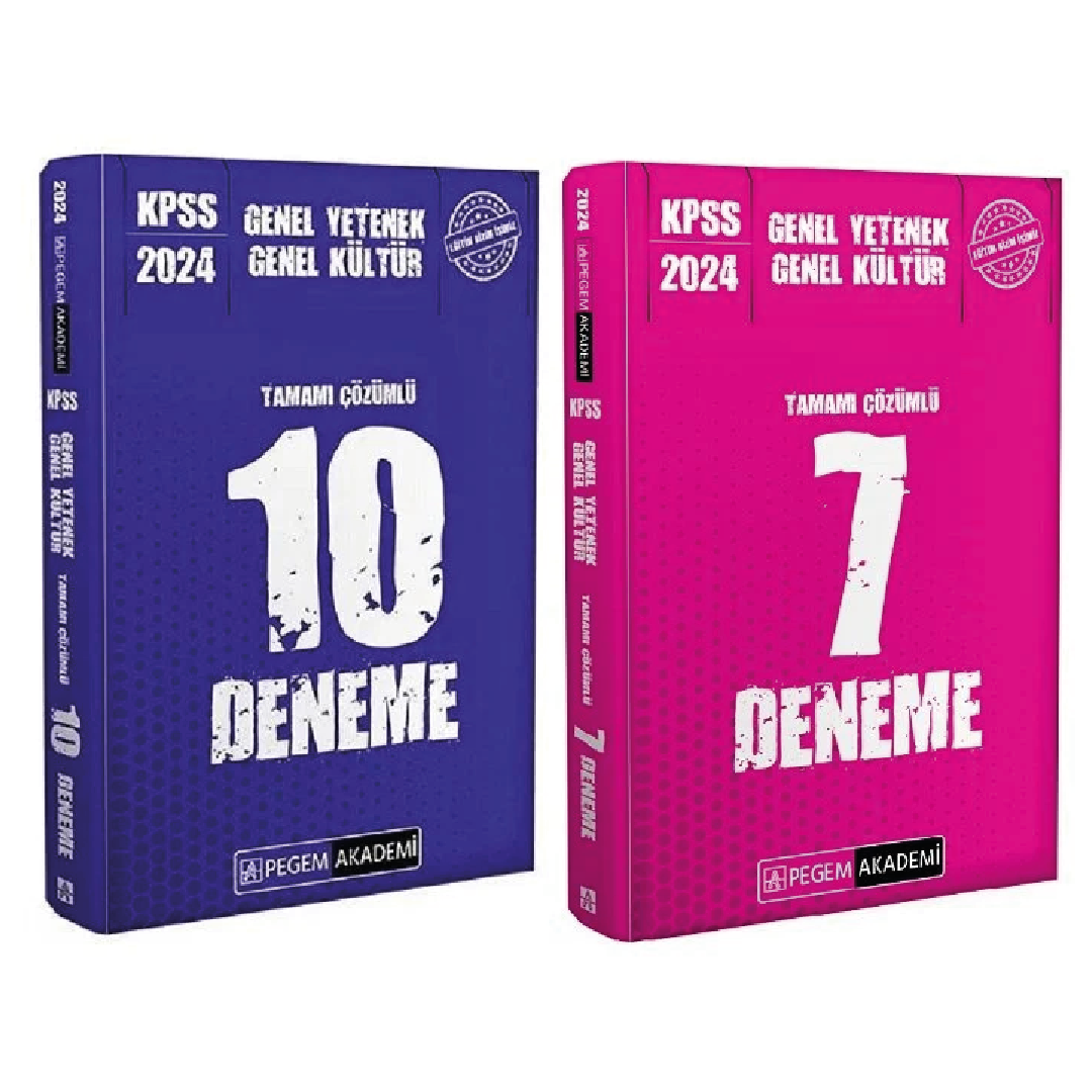 2024 KPSS Genel Yetenek Genel K lt r Tamam z ml 7 Deneme Pegem 