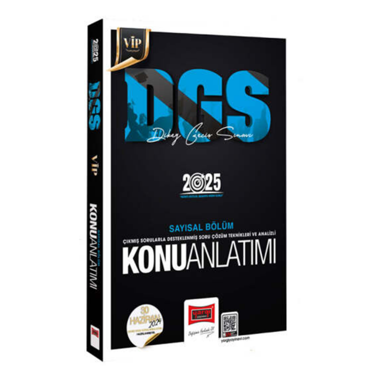 2025 DGS VİP Sayısal Yetenek Konu Anlatımı - Yargı Yayınları ...